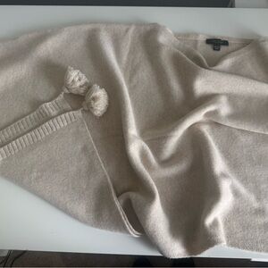 Ann Taylor Cream Shrug Sweater